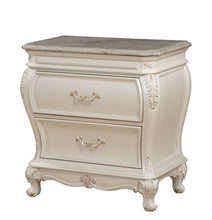 Load image into Gallery viewer, Chantelle - Nightstand With Granite Top - White
