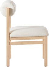 Load image into Gallery viewer, Roundhill - Fabric Dining Chair (Set of 2) - Natural Frame
