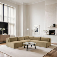 Load image into Gallery viewer, Shaggy - 5 Piece Modular Corner Armless Sectional
