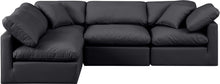 Load image into Gallery viewer, Indulge - Faux Leather 4 Piece Modular Sectional
