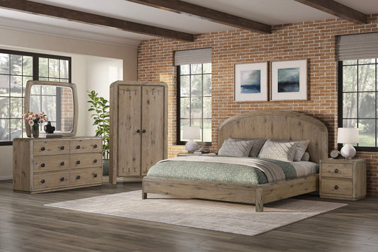 Pagosa - Large 2-Drawer Nightstand - English Knotty Oak