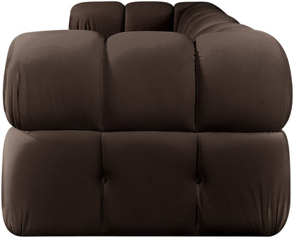Orin - Velvet Performance Fabric Upholstered 3 Piece Modular Sofa