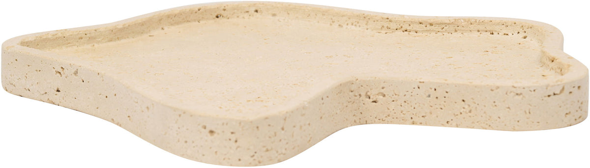 Alvar - Travertine Tray - Beige