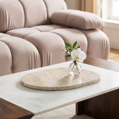 Livia - Genuine Marble Decorative Tray