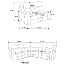 Load image into Gallery viewer, Sycamore Power Reclining Sectional Sofa
