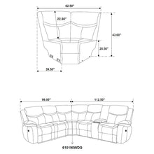 Load image into Gallery viewer, Sycamore Power Reclining Sectional Sofa

