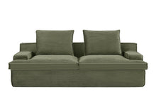 Load image into Gallery viewer, Nimbus - Oversized Full Foam 4 Seater Couch For Living Room Upholstered In Soft, Wide Armrests
