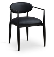 Load image into Gallery viewer, Riccio - Faux Leather Dining Arm Chair (Set of 2) - Black Frame
