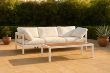 Load image into Gallery viewer, Nizuc - Outdoor Patio 3 Seat Modular Sofa With White Frame
