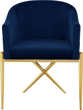 Load image into Gallery viewer, Xavier - Dining Chair with Gold Legs
