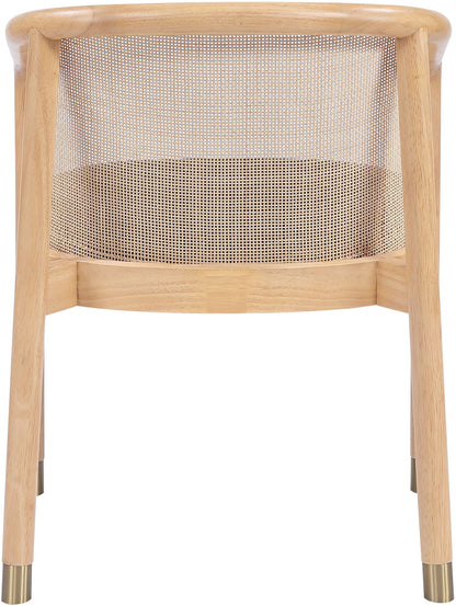 Sylvan - Vegan Leather Dining Chair (Set of 2) - Natural Frame