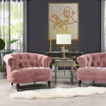 Load image into Gallery viewer, La Rosa - Victorian Tufted Upholstered Accent Chair
