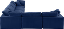 Load image into Gallery viewer, Comfy - 6 Piece Velvet Modular Corner Sectional
