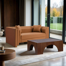 Load image into Gallery viewer, Everett - Vegan Leather Upholstered Loveseat
