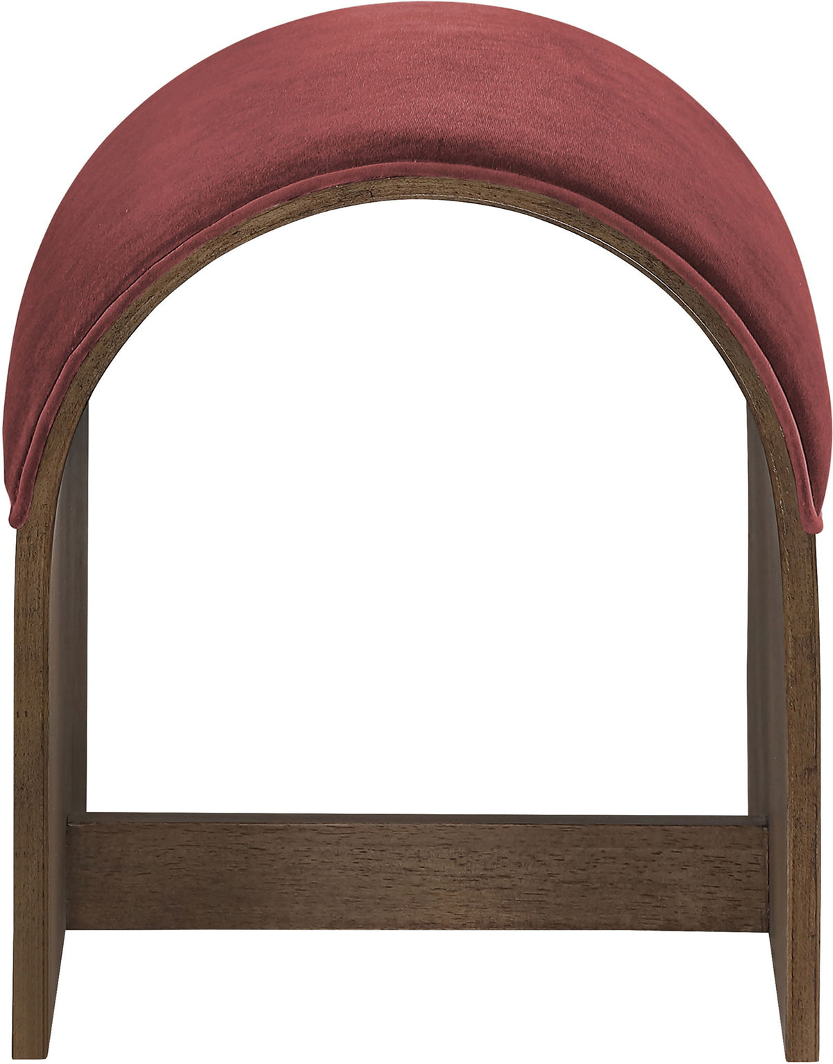 Sable - Velvet Performance Fabric Upholstered Bench