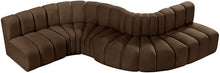 Load image into Gallery viewer, Arc - Velvet 6 Piece Curved Modular Sofa
