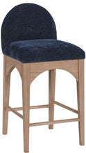 Load image into Gallery viewer, Waldorf - Chenille Stool With Natural Legs
