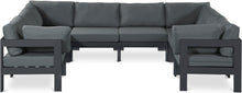 Load image into Gallery viewer, Nizuc - Outdoor Patio 8 Piece Modular Sectional With Gray Frame
