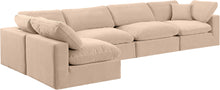 Load image into Gallery viewer, Comfy - 5 Piece Velvet Modular Sectional
