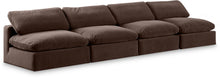 Load image into Gallery viewer, Comfy - Velvet Modular Armless Sofa 4 Seats
