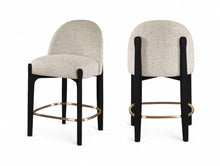 Load image into Gallery viewer, Torino - Counter Stool With Brushed Black Base
