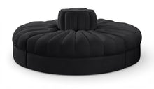 Load image into Gallery viewer, Rummi - Round Velvet Performance Fabric Upholstered 4 Piece Modular Sofa
