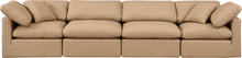 Load image into Gallery viewer, Indulge - Faux Leather 4 Piece Modular Sofa - Tan
