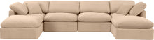 Load image into Gallery viewer, Indulge - Velvet 6 Piece Modular Double Chaise Sectional
