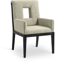 Load image into Gallery viewer, Gwendolyn - Dining Arm Chair With Black Frame

