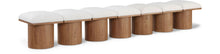 Load image into Gallery viewer, Pavilion - 7 Piece Modular Bench With Brown Base
