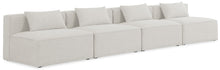 Load image into Gallery viewer, Cube - Linen Modular 4 Seat Armless Sofa

