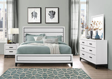 Load image into Gallery viewer, Kate - 4 Piece King Bedroom Set (King Bed, Dresser, Mirror And Nightstand) - White
