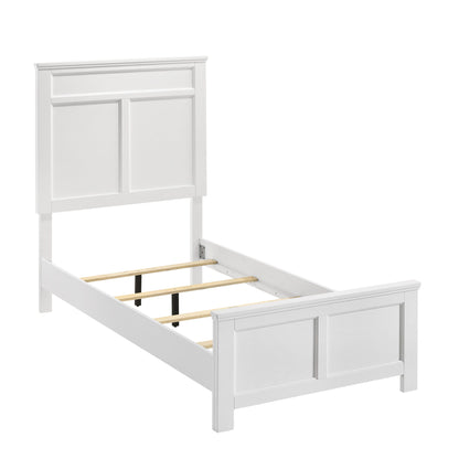 Andover - 3/3-4/6 Twin/Full Side Rails - White