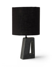Load image into Gallery viewer, Vellum - Genuine Marble Base And Linen Textured Fabric Shade Table Lamp
