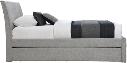 Myles - Chenille Twin Trundle Bed