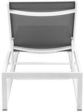 Load image into Gallery viewer, Maldives - Water Resistant Outdoor Patio Adjustable Sun Chaise Lounge Chair With White Base
