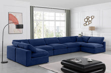 Load image into Gallery viewer, Comfy - 7 Piece Velvet Modular Armless Sectional
