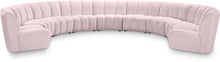 Load image into Gallery viewer, Infinity - 9 Piece Velvet Modular Sectional
