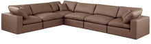 Load image into Gallery viewer, Comfy - 6 Piece Faux Leather Modular Corner Sectional
