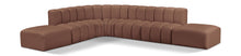 Load image into Gallery viewer, Arc - Faux Leather 7 Piece Corner Modular Sofa
