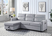 Load image into Gallery viewer, Ivy - Reversible Sleeper Sectional Sofa With Storage Chaise And Side Pocket
