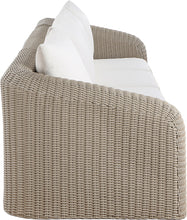Load image into Gallery viewer, Seacrest - Olefin Water Resistant Fabric And Wicker 4 Piece Outdoor Patio Modular Sofa
