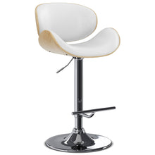 Load image into Gallery viewer, Marana - Handcrafted Bentwood Adjustable Swivel Bar Stool
