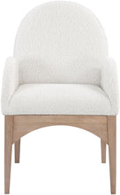Load image into Gallery viewer, Waldorf - Boucle Dining Arm Chair With Natural Legs
