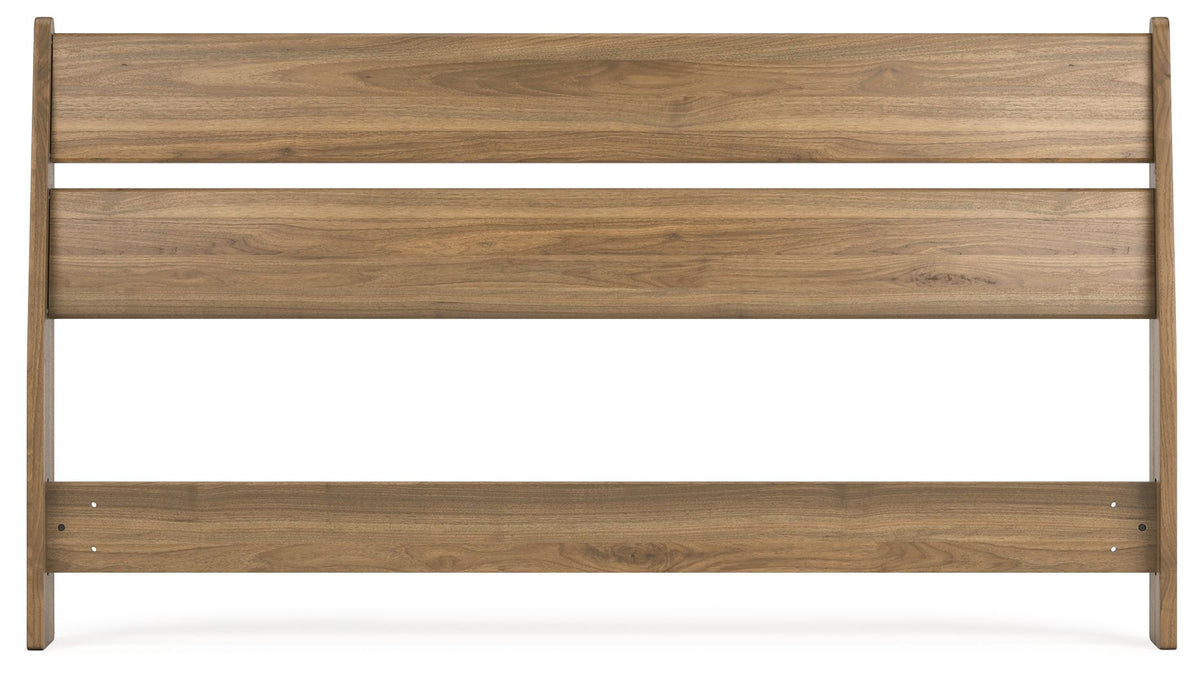Deanlow - Queen Panel Headboard - Honey