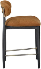 Load image into Gallery viewer, Riccio - Fabric Stool - Black Frame
