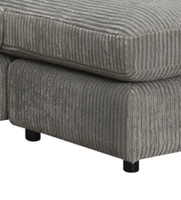 Load image into Gallery viewer, Tavia - Reversible Sectional Sofa With 6 Pillows - Gray
