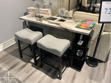 Load image into Gallery viewer, D3232 - Console Sofa Table - Beige / Black
