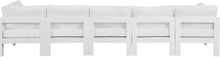 Load image into Gallery viewer, Nizuc - Outdoor Patio 5 Seat Modular Sofa With White Frame
