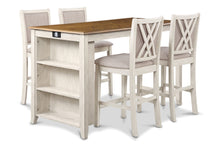 Load image into Gallery viewer, Amy - 60" Counter Table &amp; Chairs With Storage
